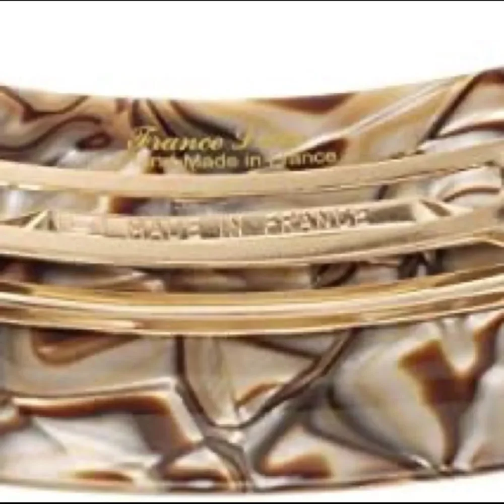 France Luxe wide rectangle barrette